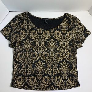 NWOT Forever 21 Patterned Cropped Top